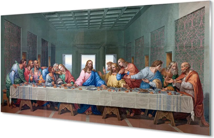 Panel szklany do Kuchni Ostatnia Wieczerza - Da Vinci