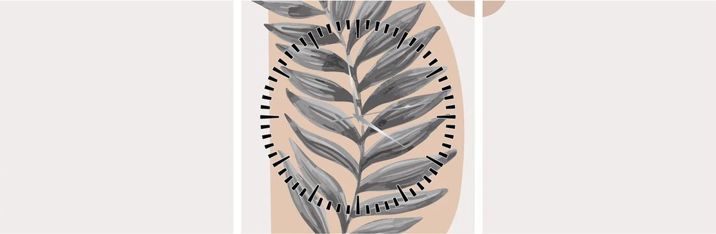 Obraz - Arkusz ilustracyjny N⁰1 (z zegarem) (90x30 cm)
