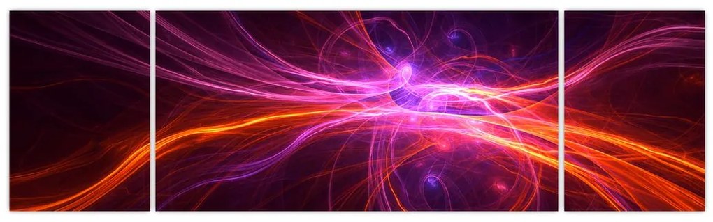 Obraz nowoczesnej abstrakcji (170x50 cm)