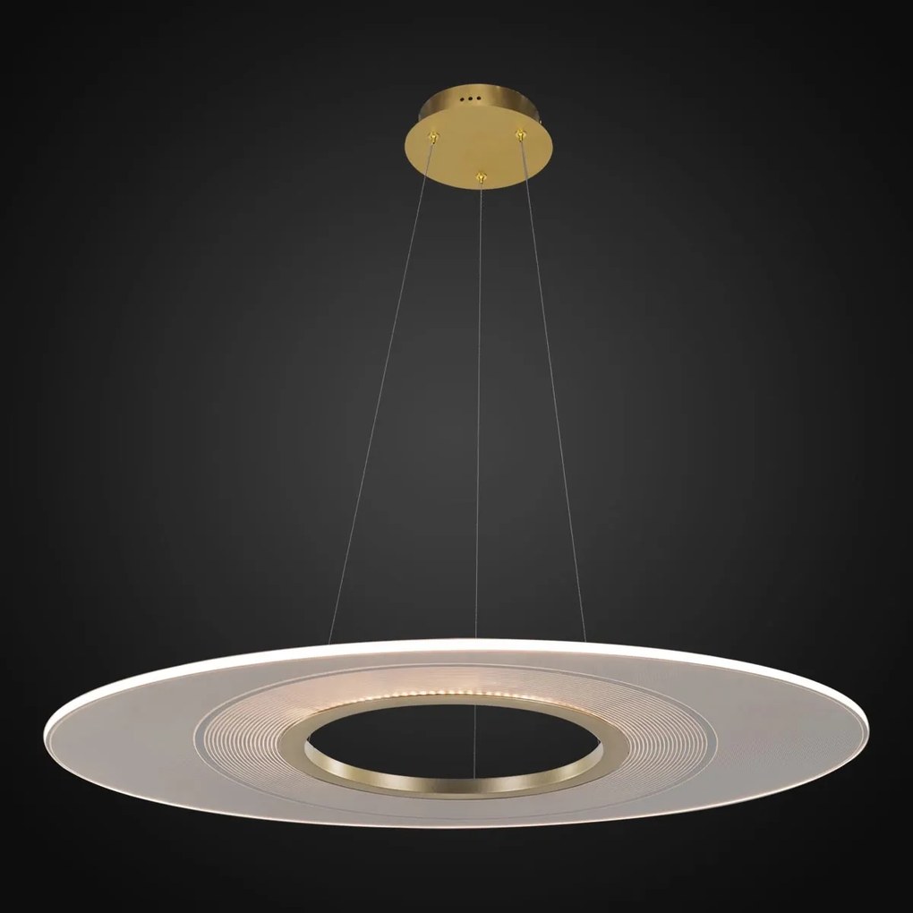 Pojedyncza lampa ledowa z okrągłym kloszem Eclipse No.1