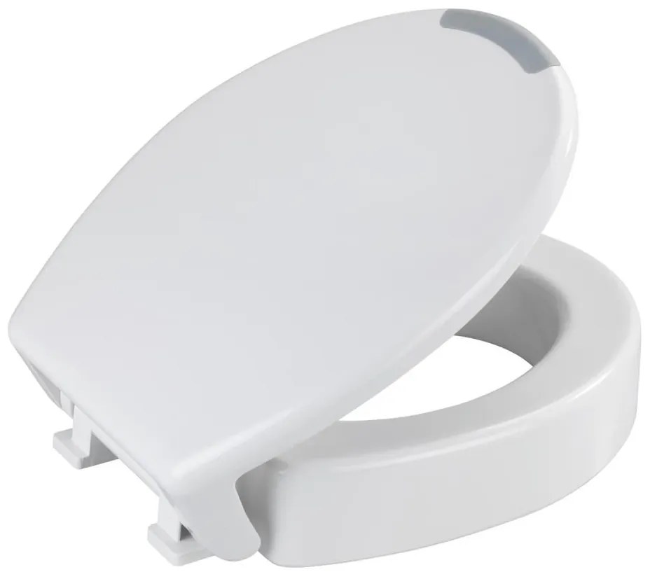 WENKO 25005100-Deska sedesowa SECURA 37x44 cm biała/szara