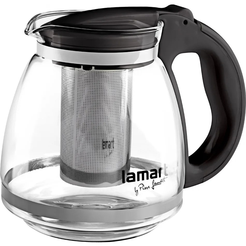 Lamart LT027 czajnik Verre 1,5 l, czarny, 1,5 l