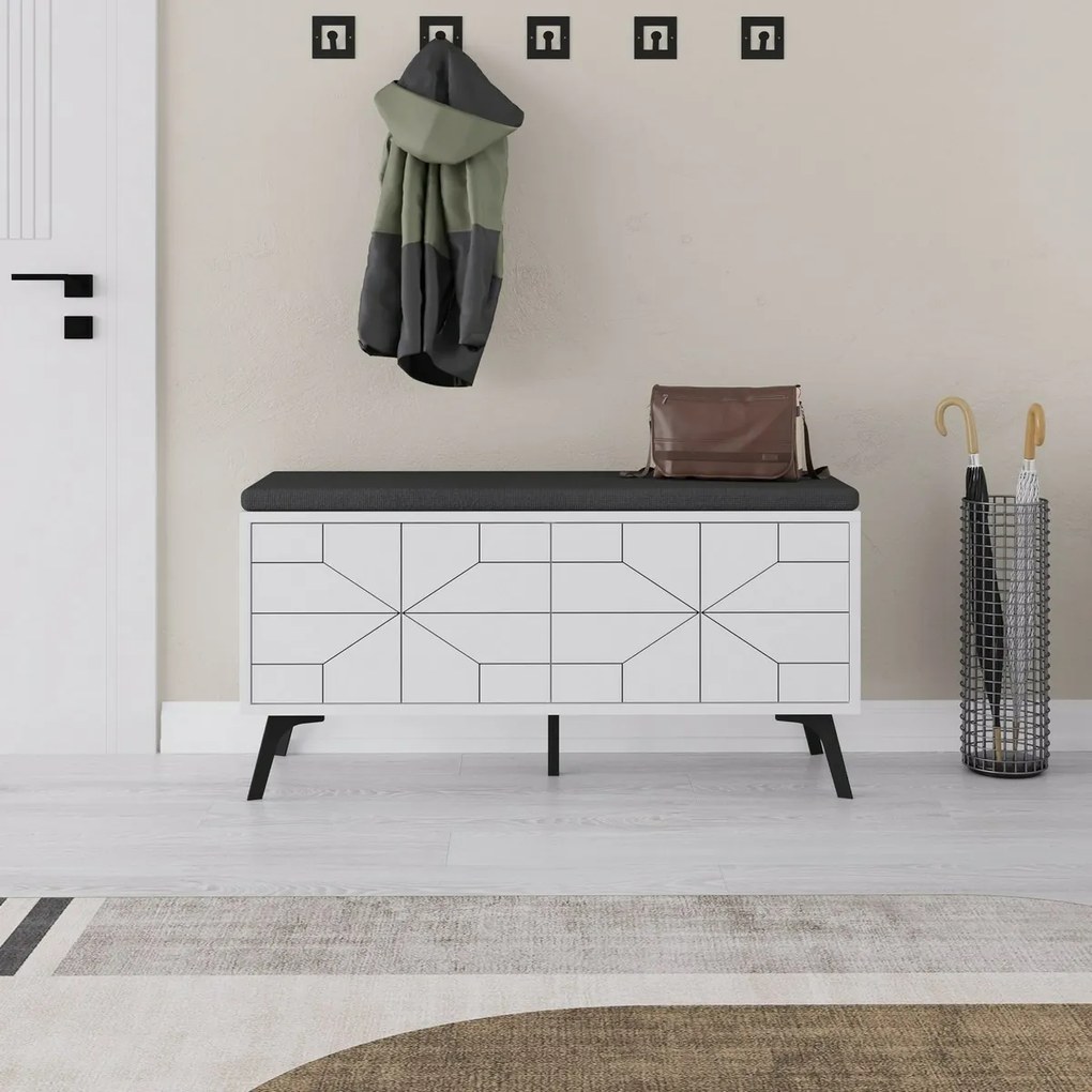 Szafka na buty Dune White