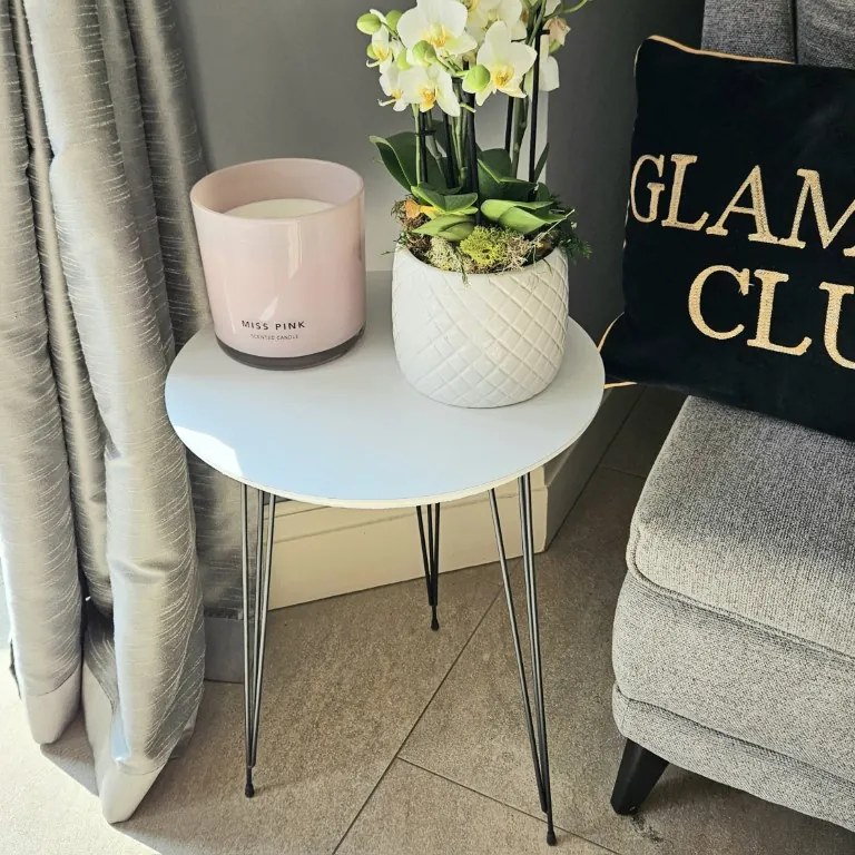 Stolik kawowy , biały blat