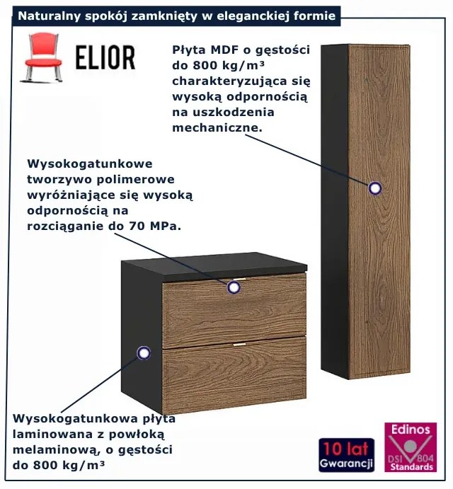 Zestaw mebli łazienkowych z szafką pod umywalkę  K3-B87