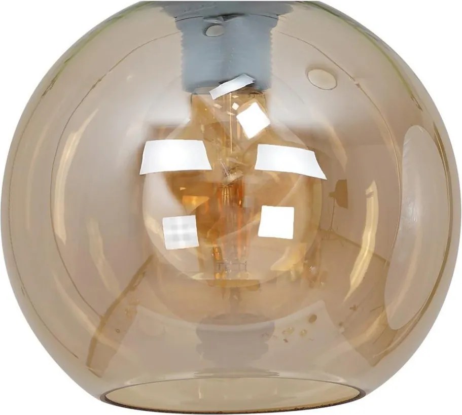 Uniwersalny zamienny klosz SOFIA E27 śr. 20 cm dymno-beżowy