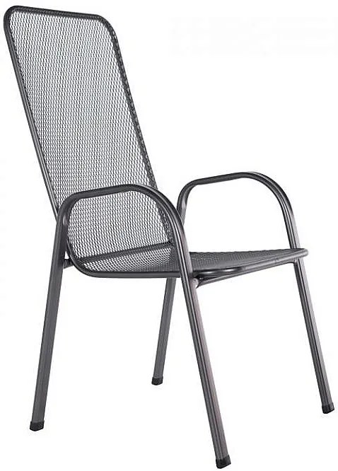Metalowy zestaw ogrodowy OLIVIE 1 + 4 Stół owalny 190x105 cm