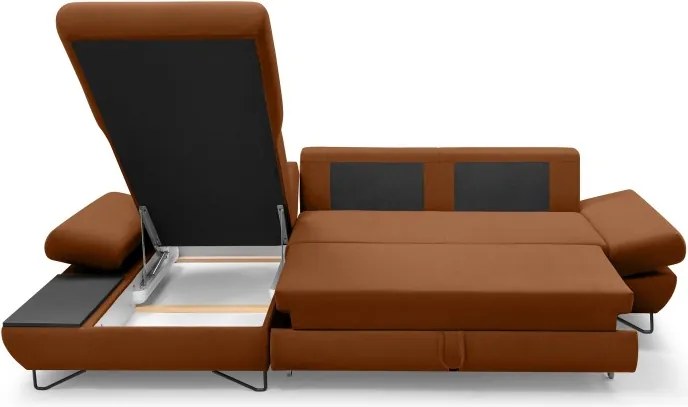 Narożnik LOFT z funkcją spania Regulowane zagłówki i podłokietniki Lewa strona Salvador 15