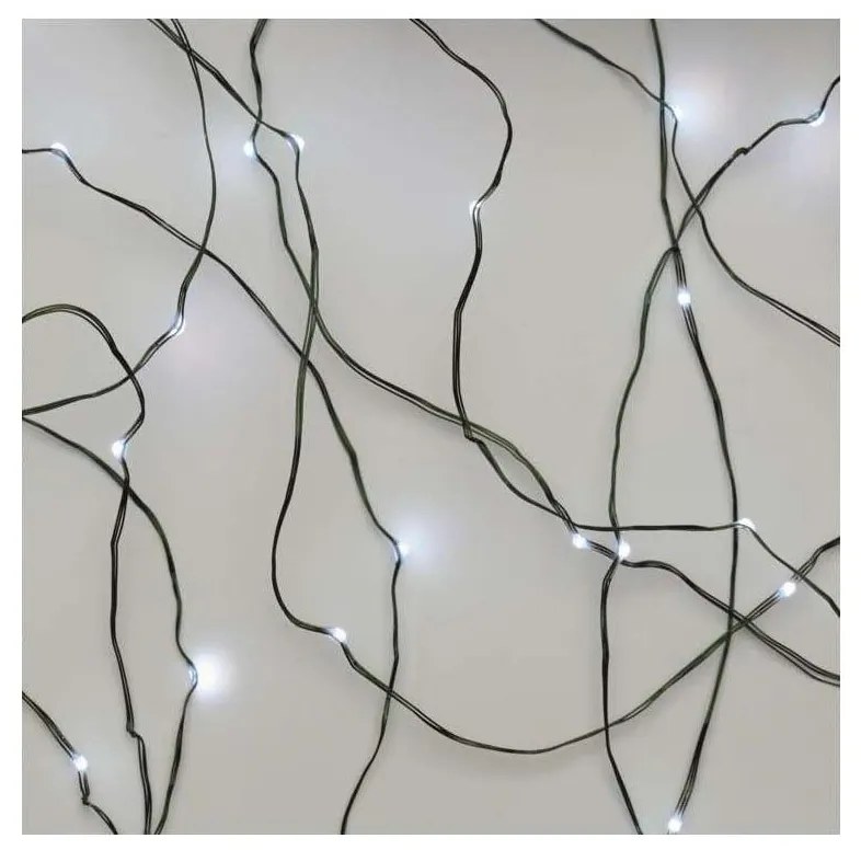 LED Zewnętrzny łańcuch bożonarodzeniowy 150xLED/20m IP44 zimna biel