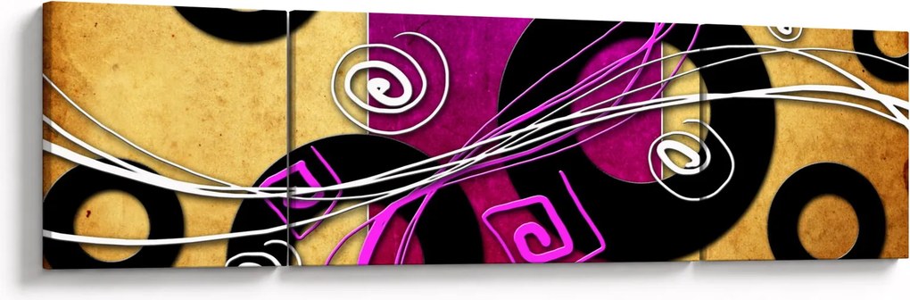 Obraz abstrakcji (170x50 cm)