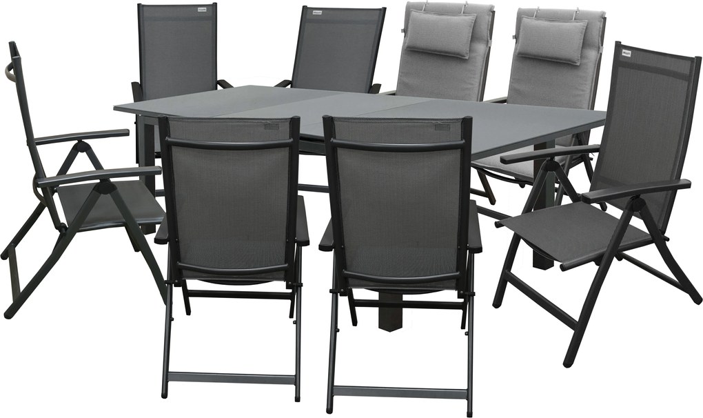 Doppler FIRENZE - rozkładany stół aluminiowy 180/240 x 90 x 75 cm - Towar z drobną wadą (N580)