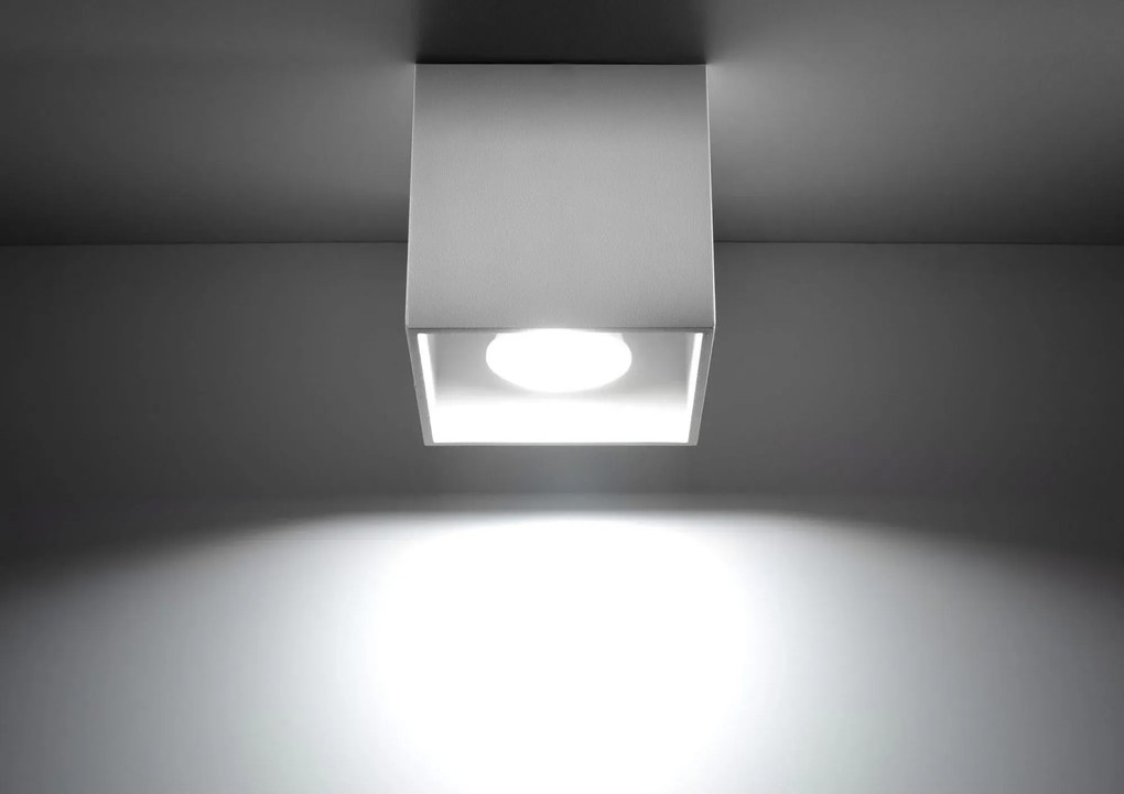 Minimalistyczny plafon E766-Lenobri - biały