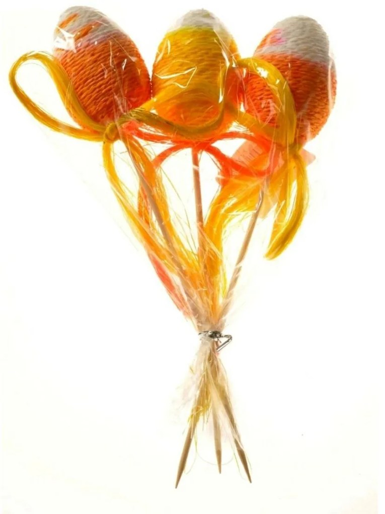 Zestaw ozdób wielkanocnych Jajka, 3 szt., wys. 20cm