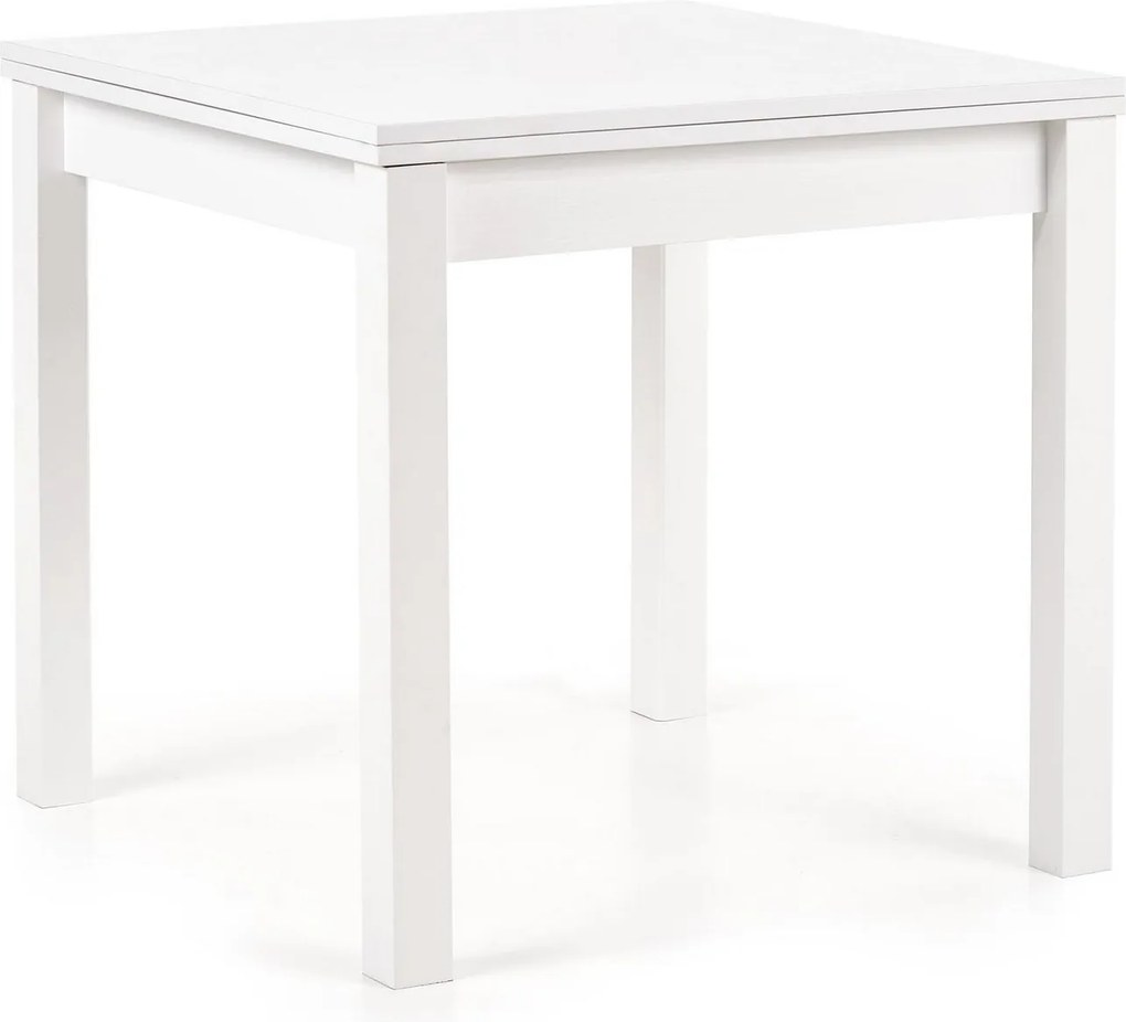 Rozkładany stół Gracjan w kolorze białym