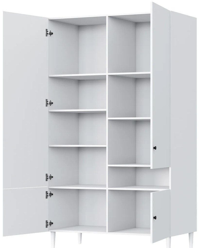 Szafa DULLUM 120x205cm, biała