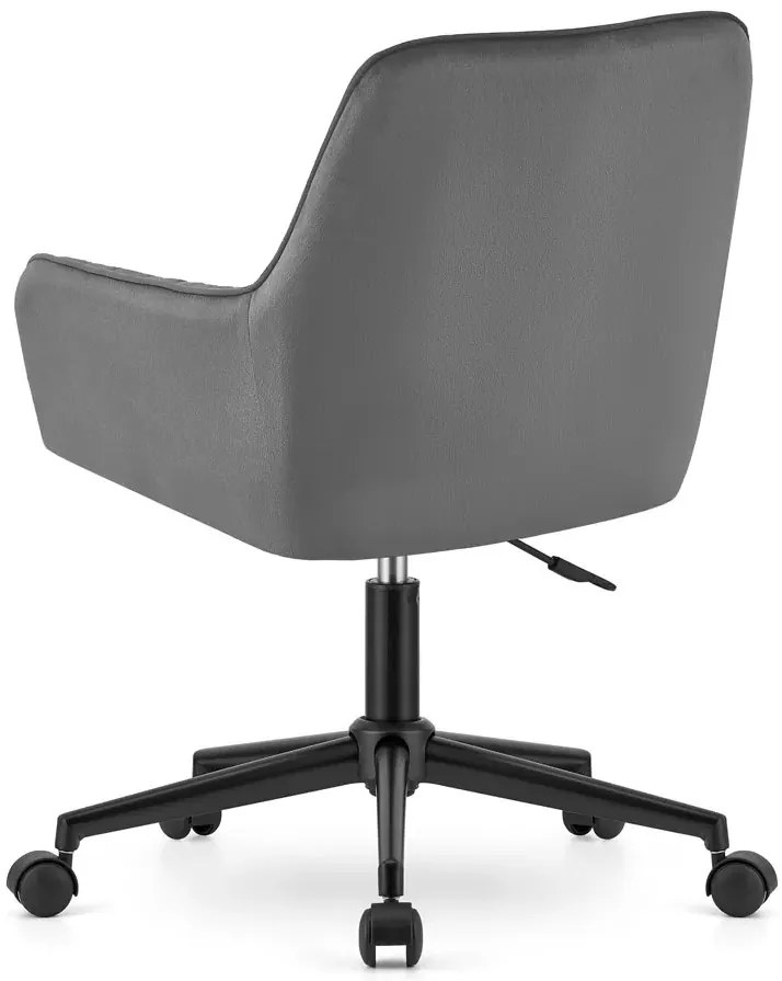 Fotel welurowy obrotowy beżowy G9-P98