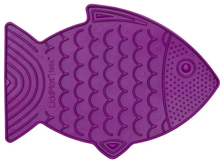 Mata do lizania dla kotów Felix Purple – LickiMat