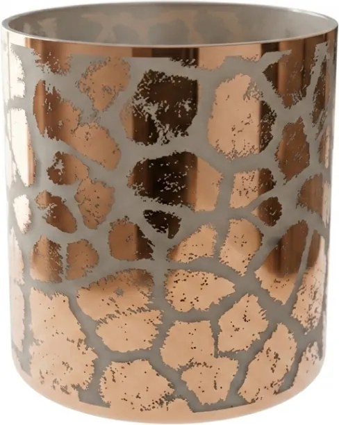 Różowy szklany świecznik DESIREE GIRAFFE