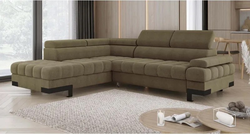 Narożnik SELVA L z funkcją spania i pojemnikiem WERSAL