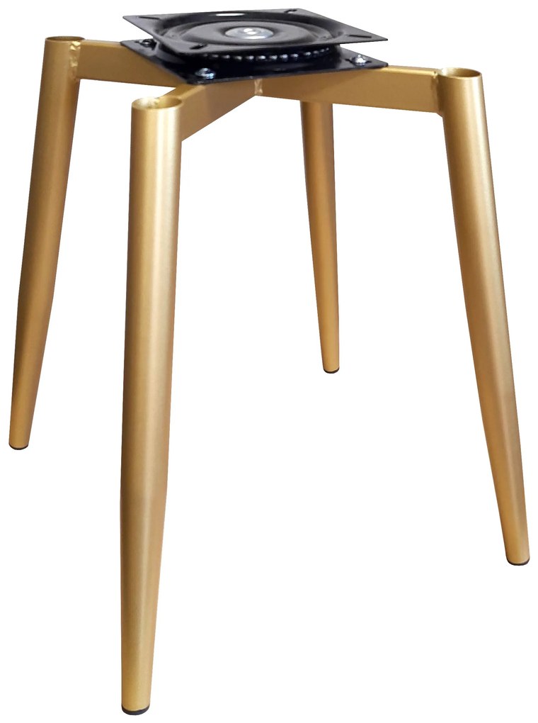 Krzesło obrotowe Velvet podstawa złota MG09