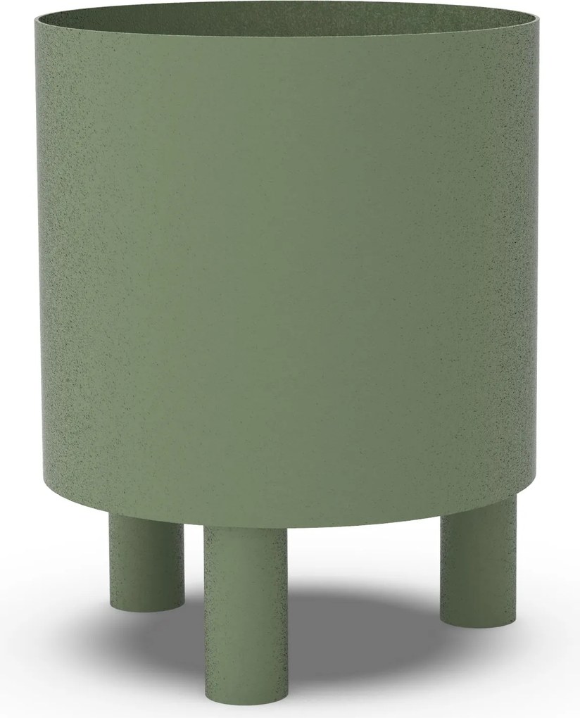 Niska doniczka metalowa Bom H30 cm