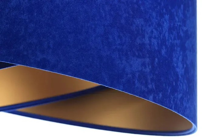 Niebiesko-złota lampa wisząca glamour - 5X EX989 W1-L71