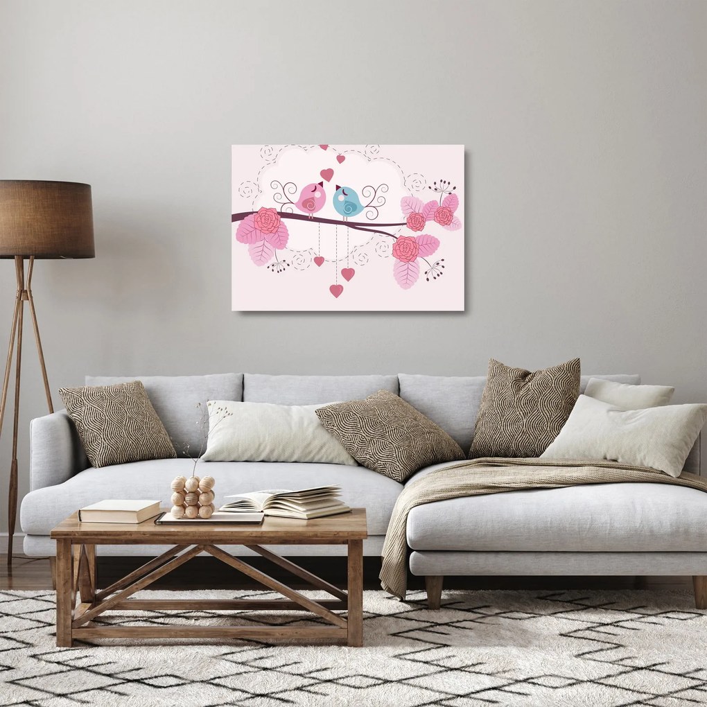 Obraz na szkle - Czas miłości (70x50 cm)