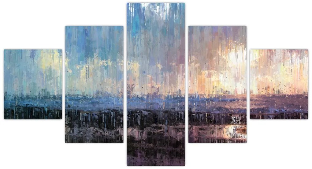 Obraz - Abstrakcja (125x70 cm)