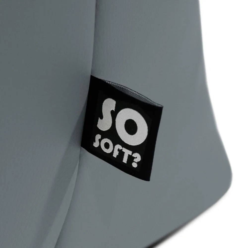 Beżowy worek do siedzenia z imitacji skóry Icy XL – So Soft?