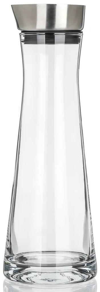 Banquet Szklana karafka z lejkiem ze stali nierdzewnej DALEN 1000 ml