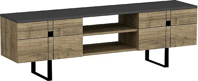 Szafka RTV ZEUS-Dąb Ciemny, 50x160x35