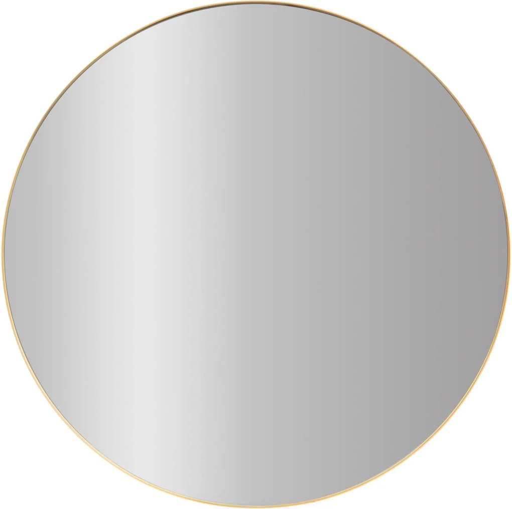 Lustro okrągłe NOOR, metalowa rama, Ø 80 cm