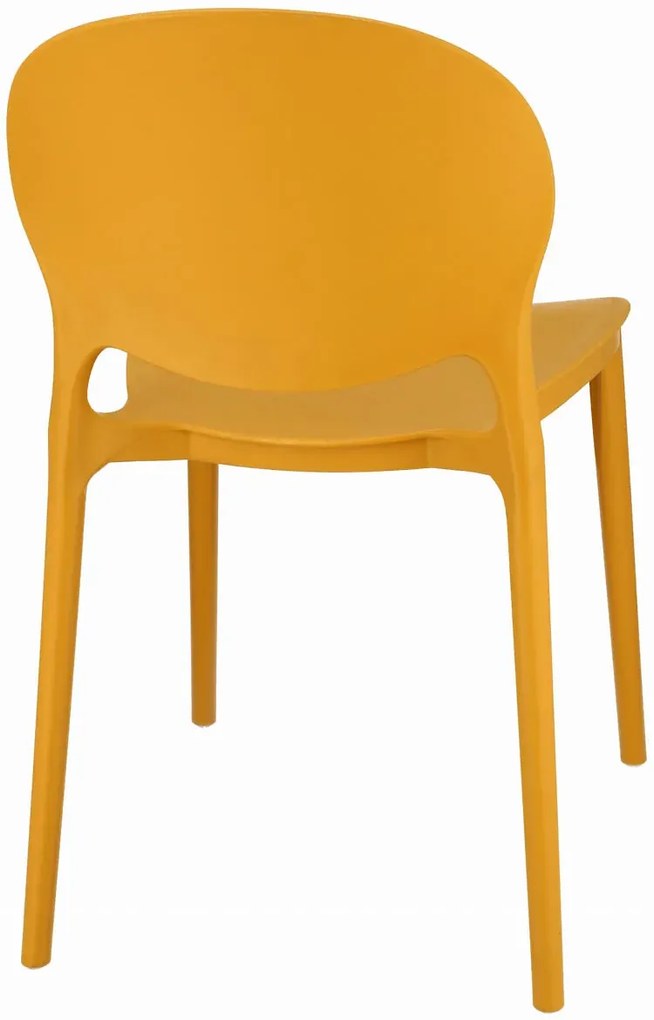 Nowoczesne Krzesło Kuchenne Musztardowe T0-T01