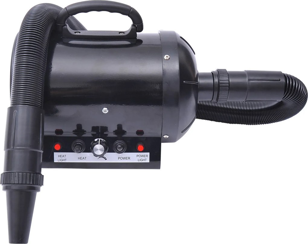 PawHut Profesjonalna Suszarka dla Psów Żółta Metalowa 2800W Ciężka Praca 40x16x20cm | Aosom PL