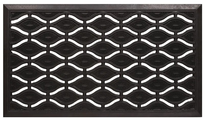 Wycieraczka gumowa 1252 czarny, 55 x 90 cm, 55 x 90 cm