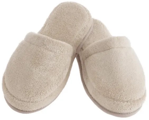 Unisex szlafrok MICRO COTTON w ozdobnym opakowaniu + kapcie XL + kapcie (42/44) + w pudełku Śmietankowy