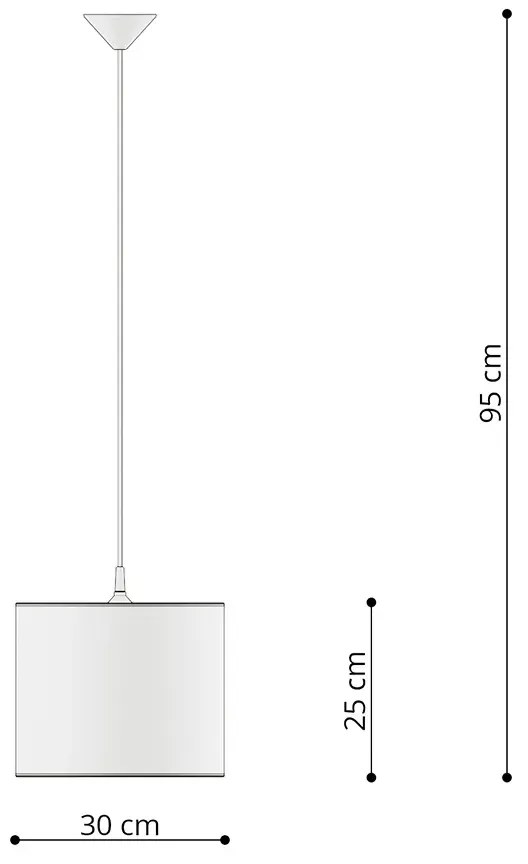 Lampa wisząca WRÓŻKI 30 biała SOLLUX  LIGHTING