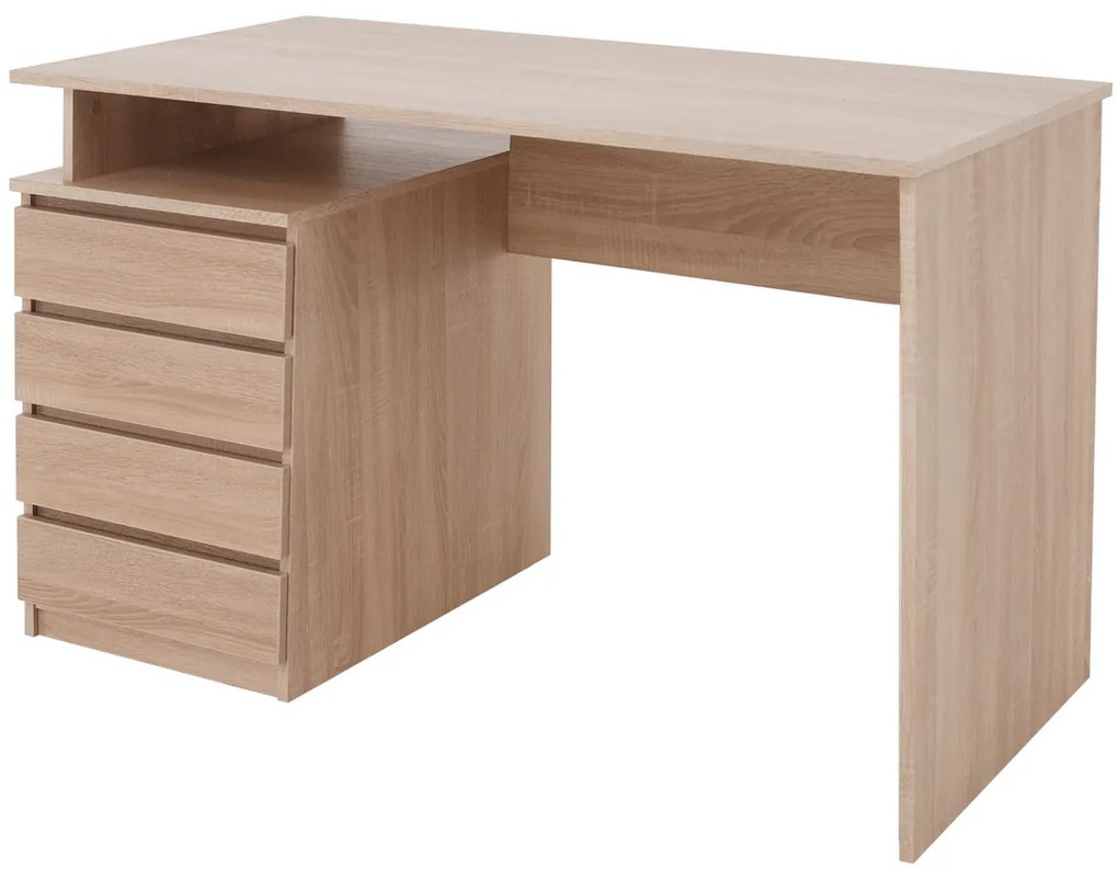 Biurko HANY NEW, dąb sonoma