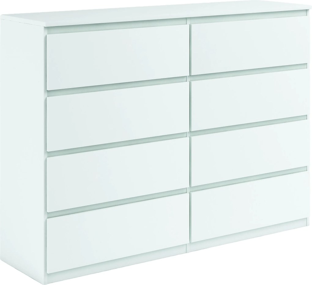 Komoda NUDO 120 cm do Salonu Sypialni Biały