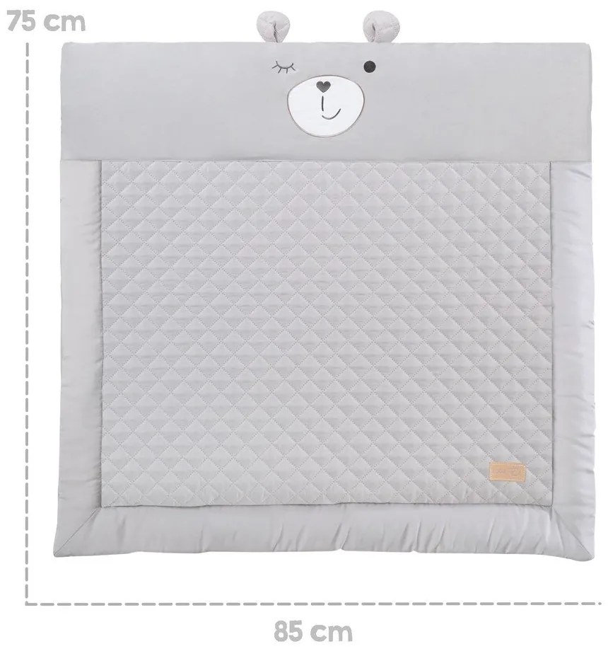 Szara mata do zabawy dla dzieci 75x85 cm Style – Roba