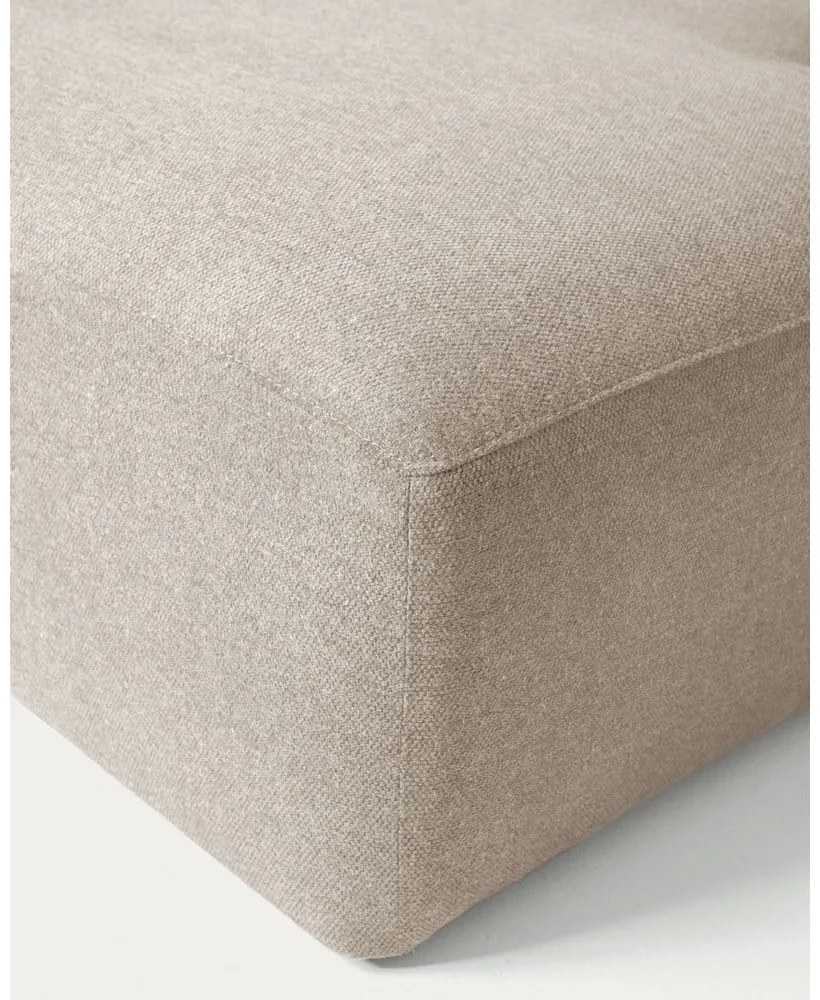 Beżowy narożnik (prawostronny) Blok – Kave Home