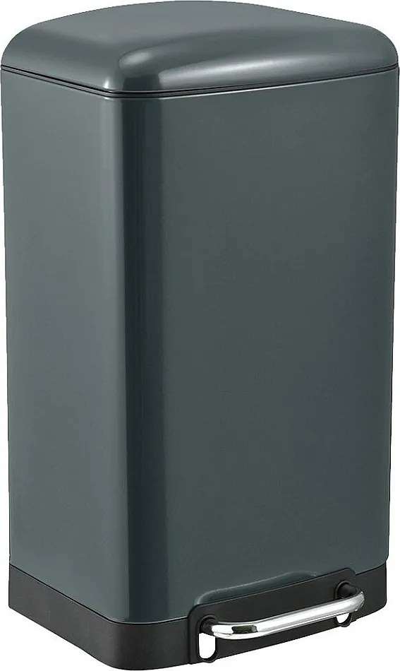 Kosz na Śmieci z Pedałem Inox GREENWICH szary 40L