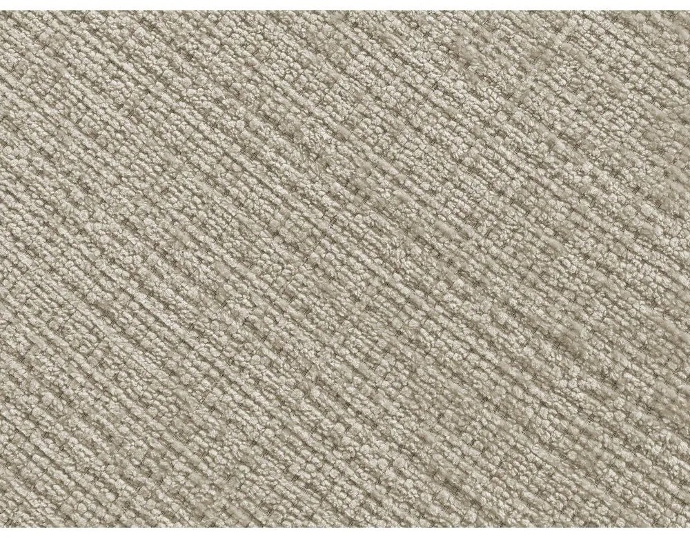 Beżowy narożnik z tkaniny szenilowej (prawostronny/z szezlongiem) Leonore – Bobochic Paris