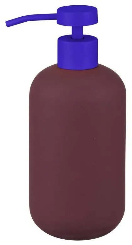 Ciemnofioletowy dozownik do mydła ceramiczny 120 ml Lotus Play – Mette Ditmer Denmark