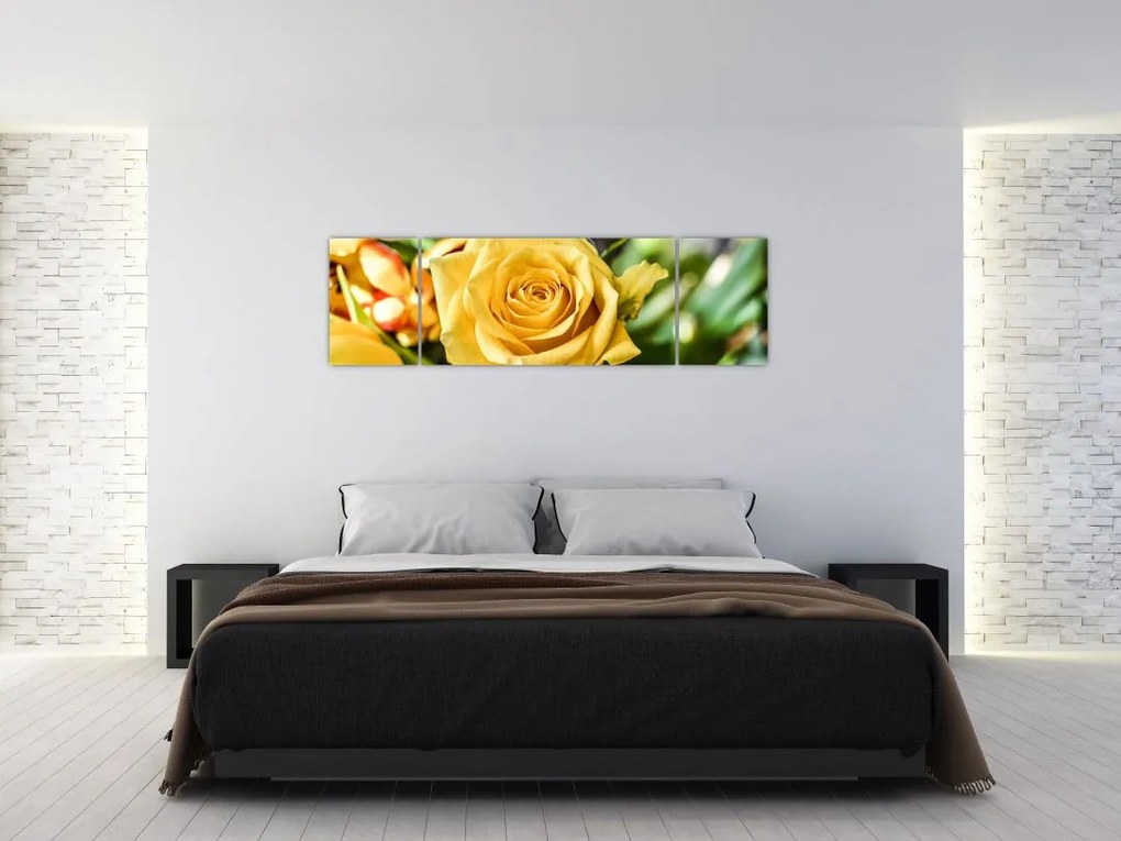 Obraz róży (170x50 cm)