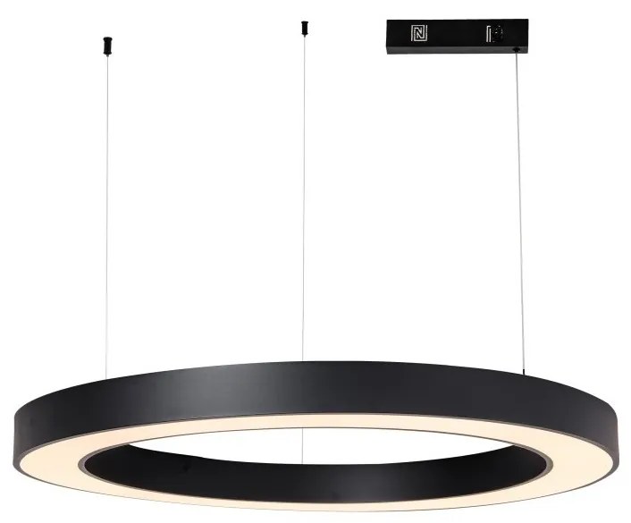 Immax NEO 07211L - LED 68W 230V ściemnialny żyrandol na linkach PASTEL czarny +D