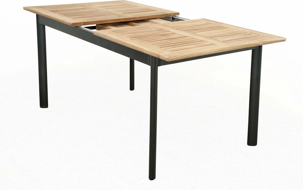 Doppler CONCEPT TEAK ogrodowy zestaw wypoczynkowy 4+1 antracyt