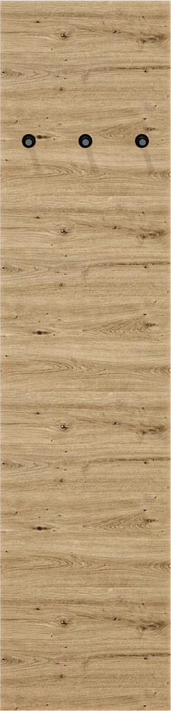 Pionowy wieszak ścienny Nevio 07, dąb artisan