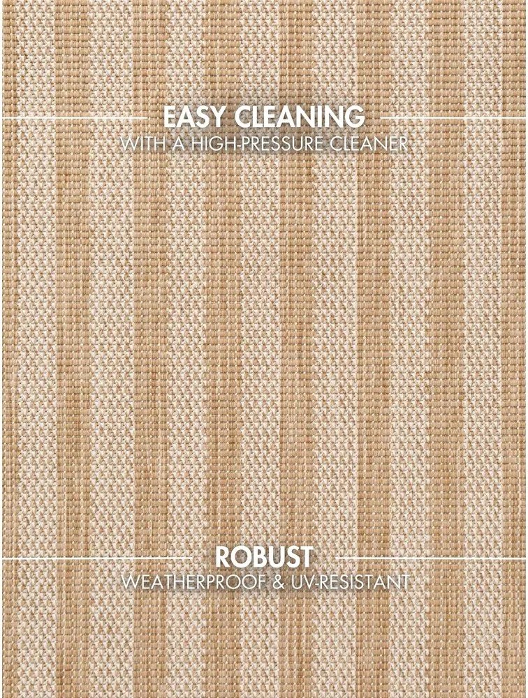 Kremowy/w naturalnym kolorze dywan odpowiedni na zewnątrz 200x300 cm Haringey Linley – Ted Baker