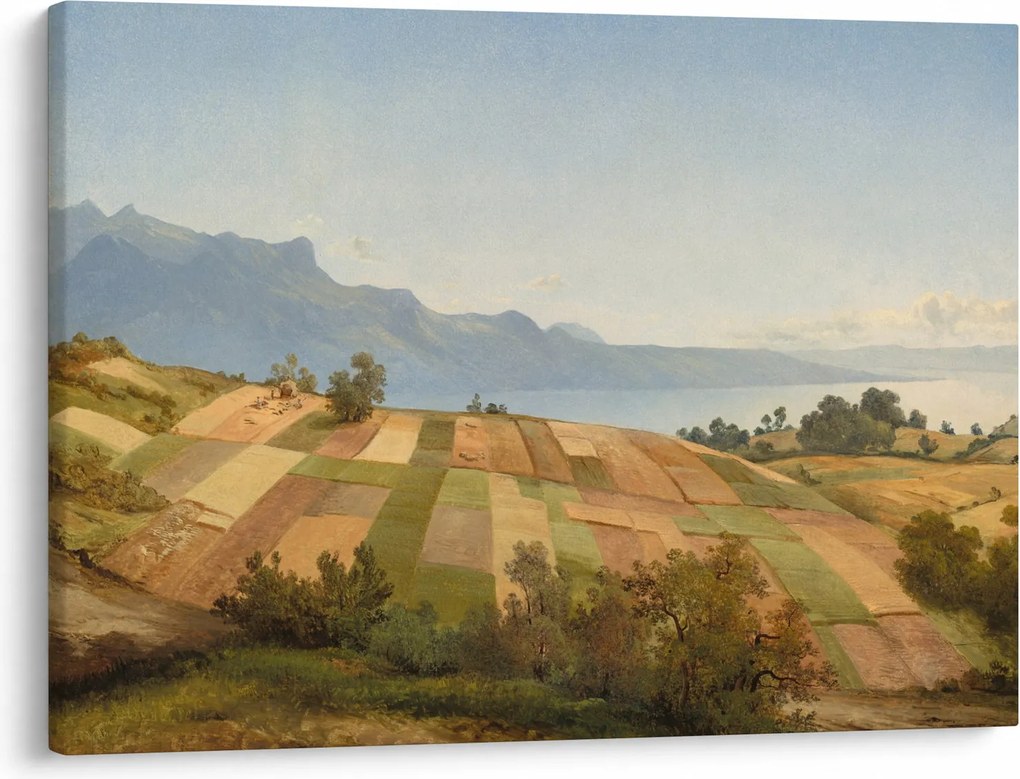 Obraz - Alexandre Calame, Swiss Landscape, reprodukcje (70x50 cm)